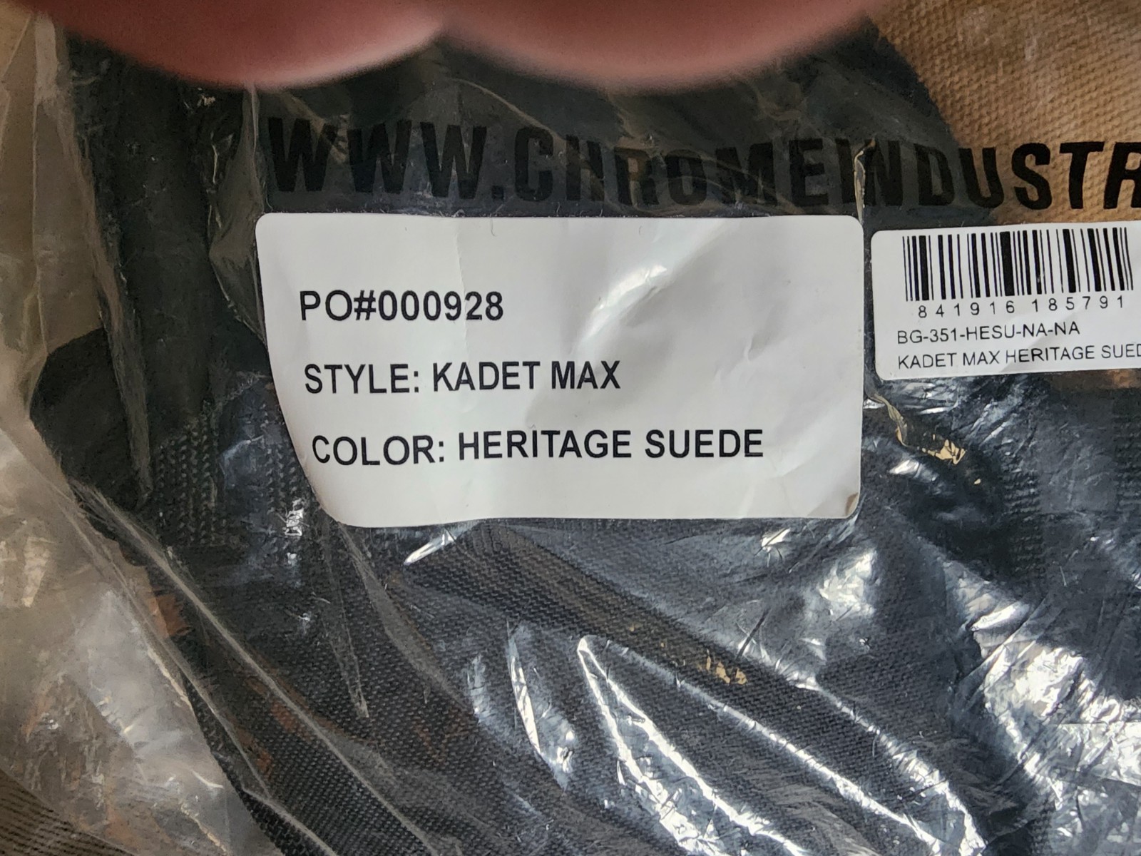 Chrome Industries Kadet Max Heritage Suede New
