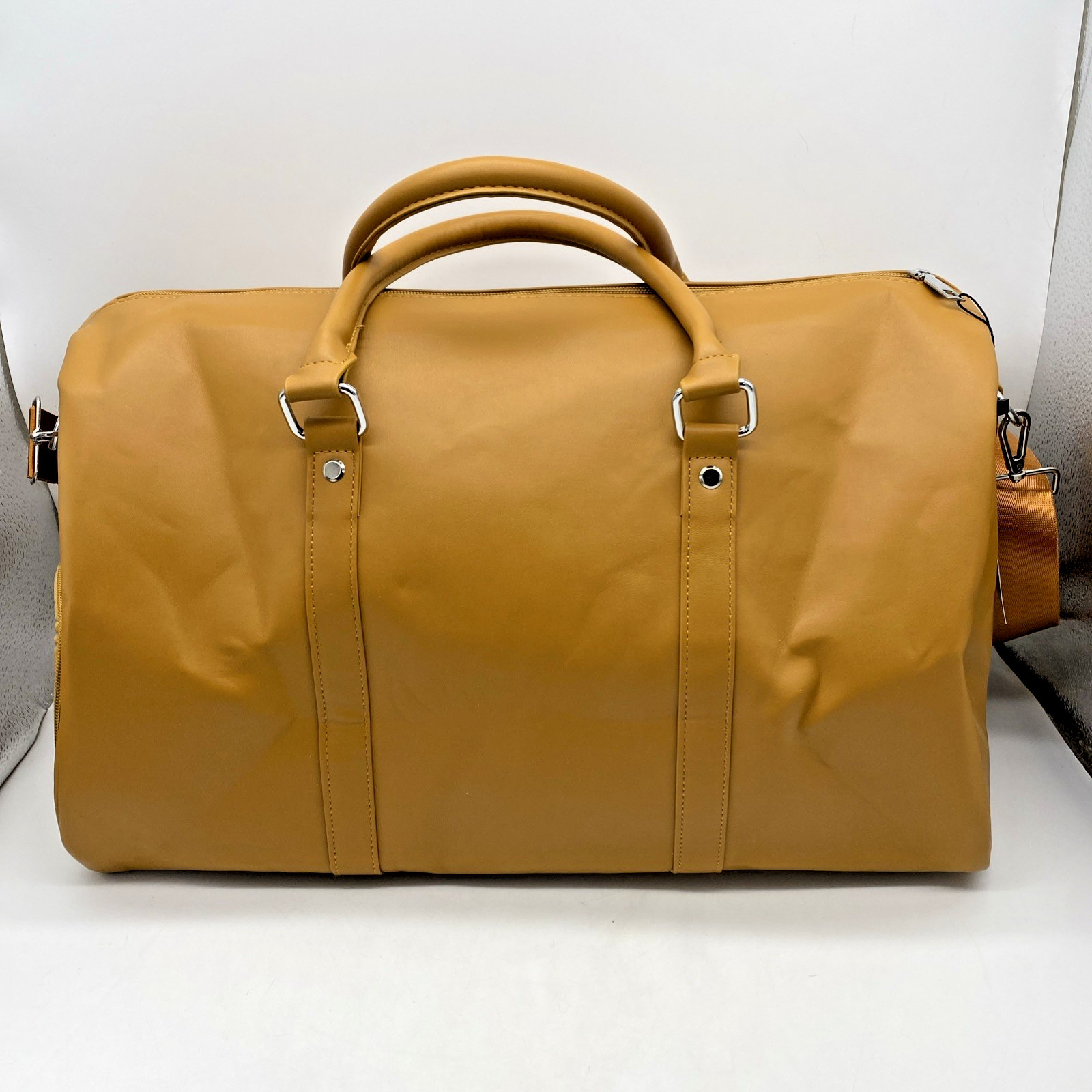 Villain Unisex Adult Vegan Leather 22L Golf Duffel Bag NC3 Brown One Size