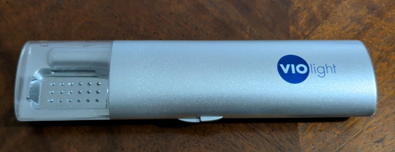 Violife VIO200B Travel Ultraviolet Toothbrush Sanitizer VIO200B Matte Silver U1