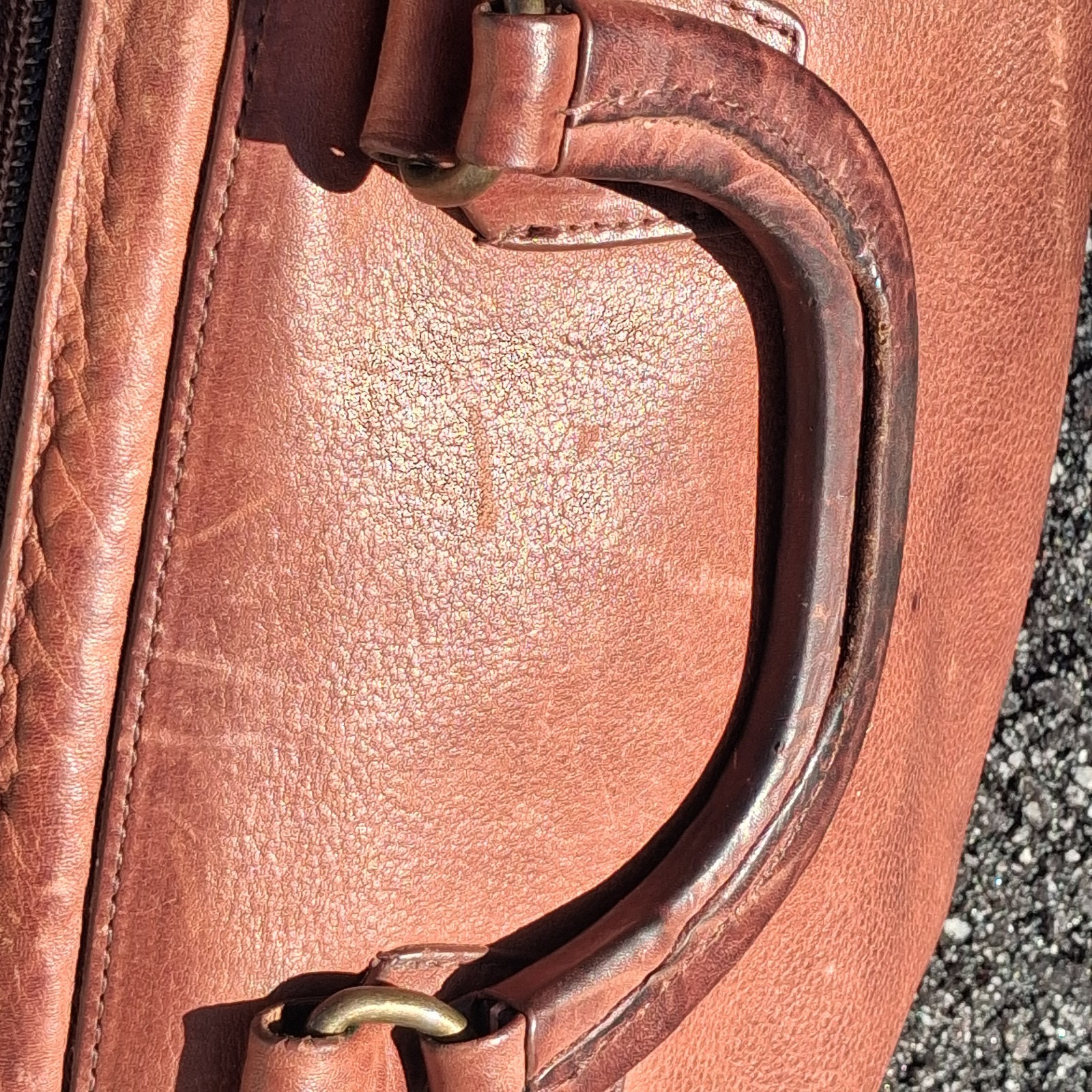 Duluth Trading Heavy Leather Doctor Bag Weekender Gladstone Briefcase Traveler