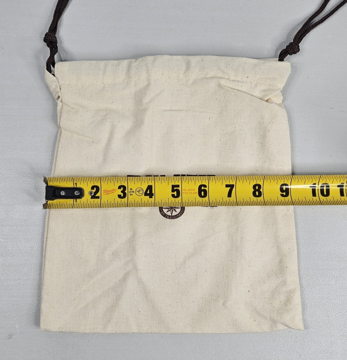3x Duluth Trading Company Cotton Canvas Drawstring Laundry Tote Bag