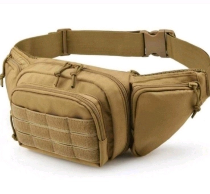 NWT Concealed Carry Tactical Fanny Pack One Size Fits Most. Khaki.