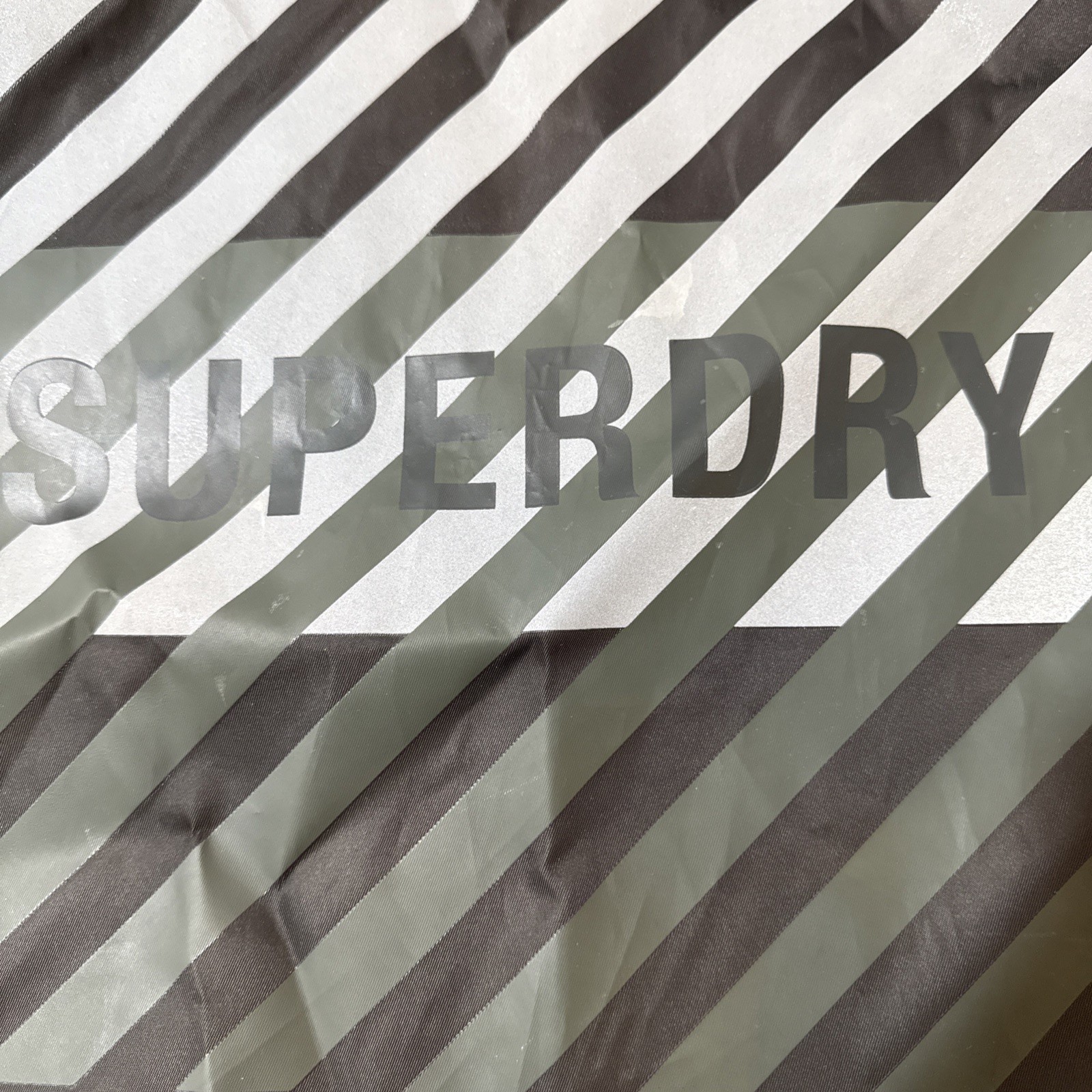 Superdry Reflective Drawstring Bag