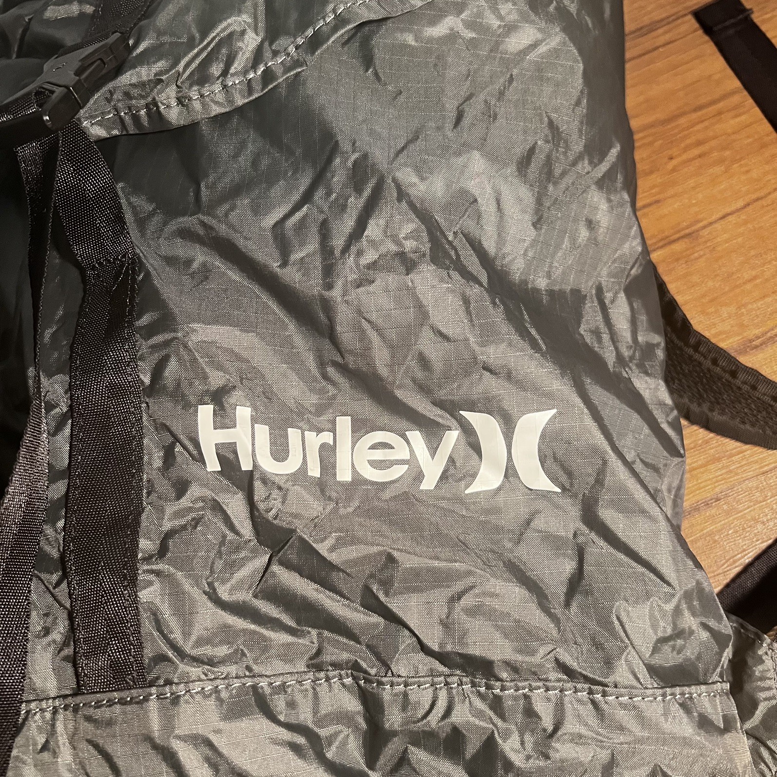 HURLEY PACKABLE BACKPACK MODEL HZQ020048NS 1028 GREY/BLACK