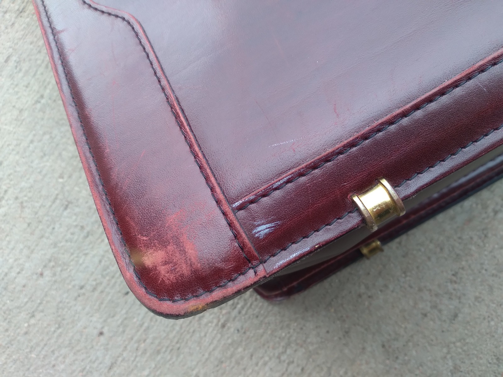 Vintage Schlesinger Work Bag Briefcase Combo Lock