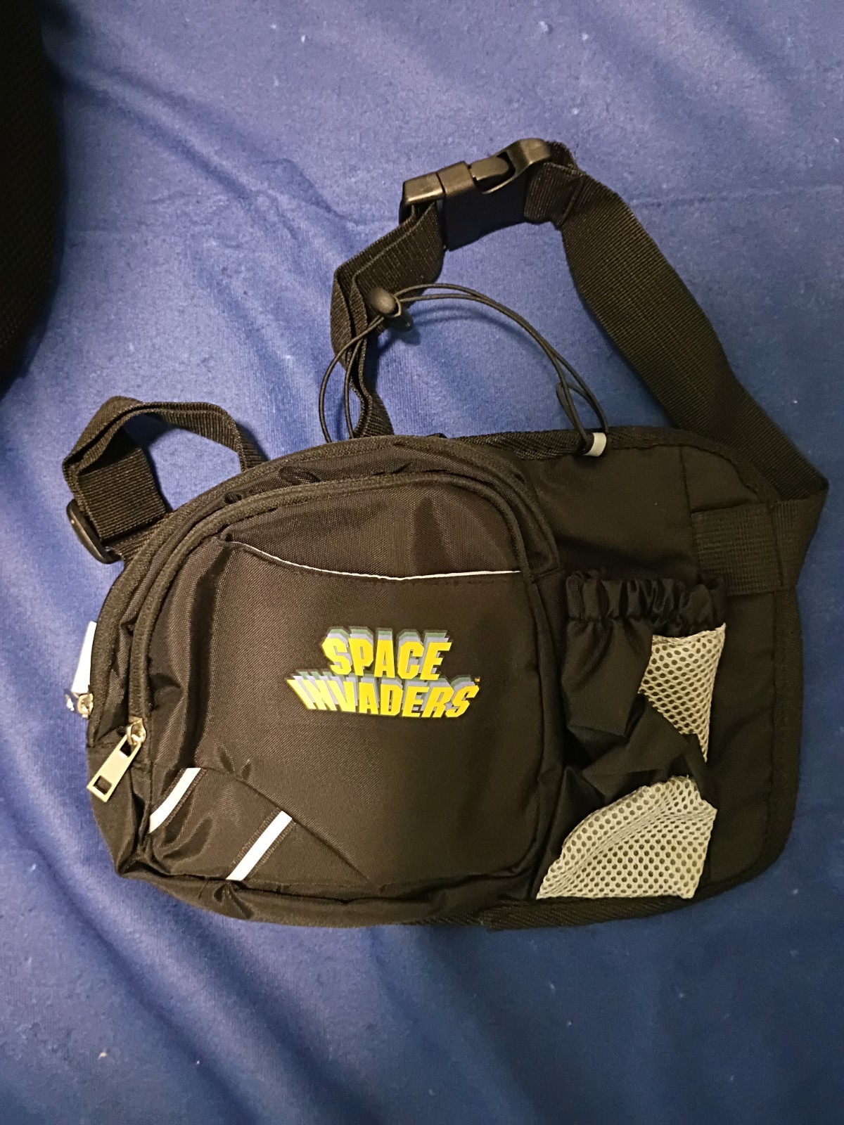 Space Invaders game Lot Large Backpack Hat Fanny pack Throw Hiking Travel