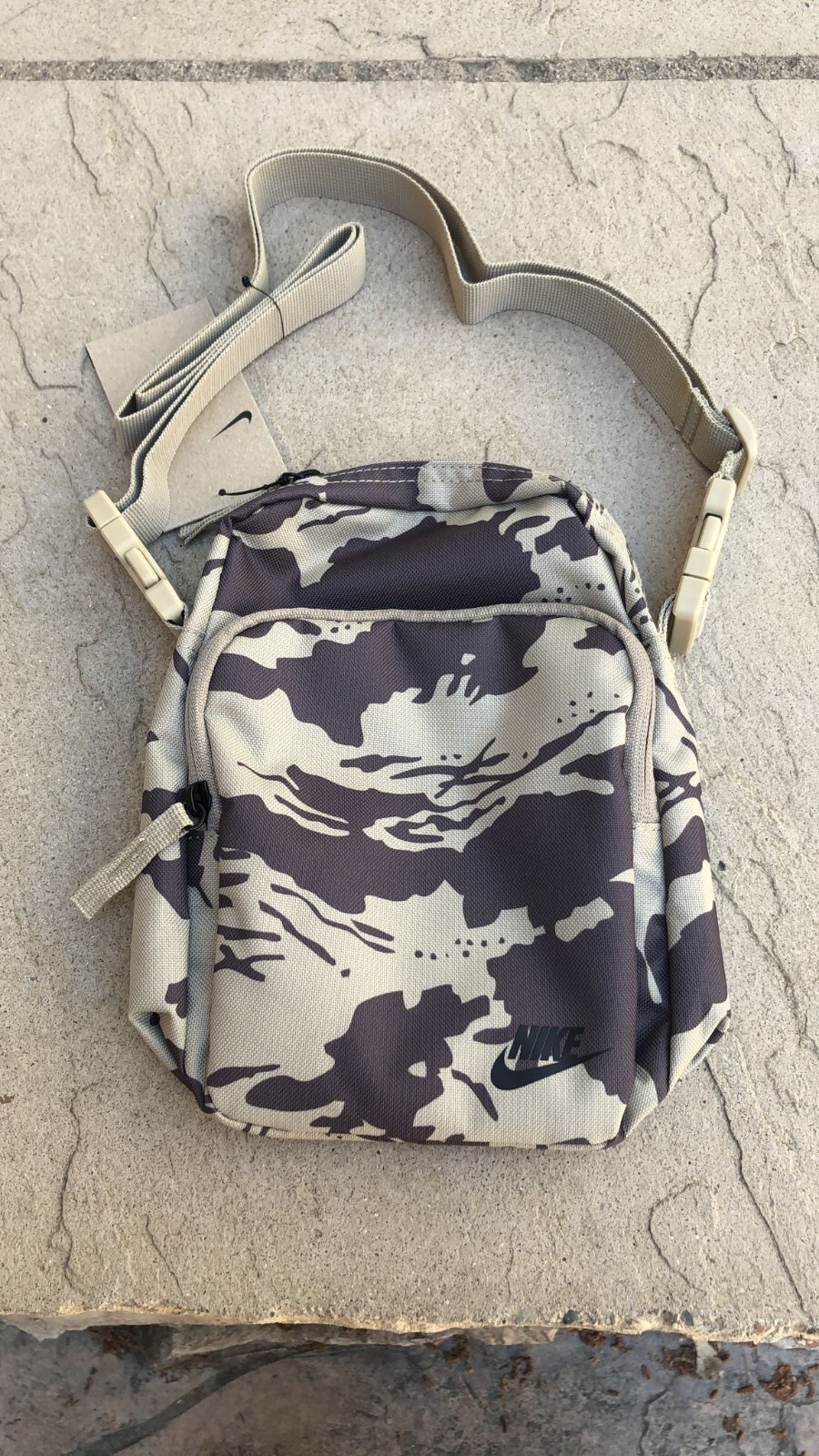 Nike Heritage Crossbody Bag Limestone Fanny Hip Waist Belt Pack Camo DQ5934-250