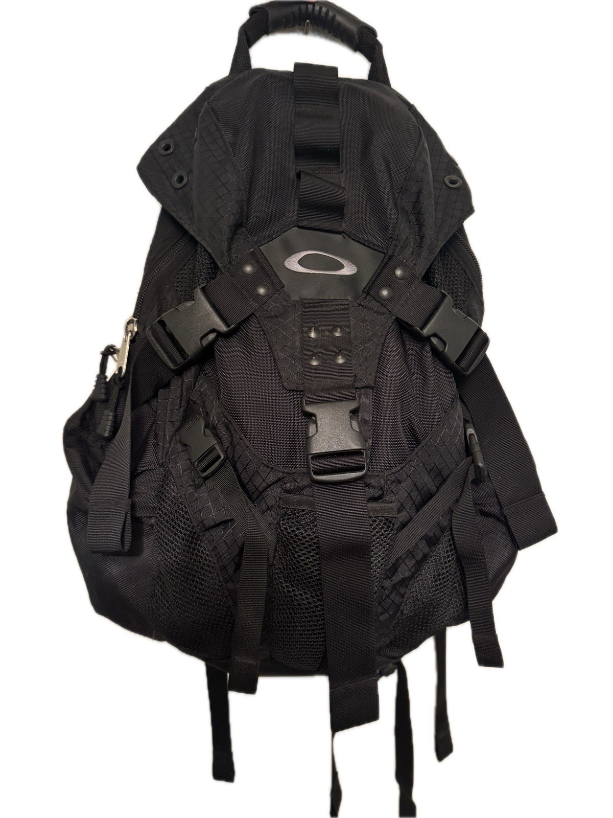 Vintage 90s 1998 Oakley Icon 1.0 Black Tactical Backpack Skull Early Model