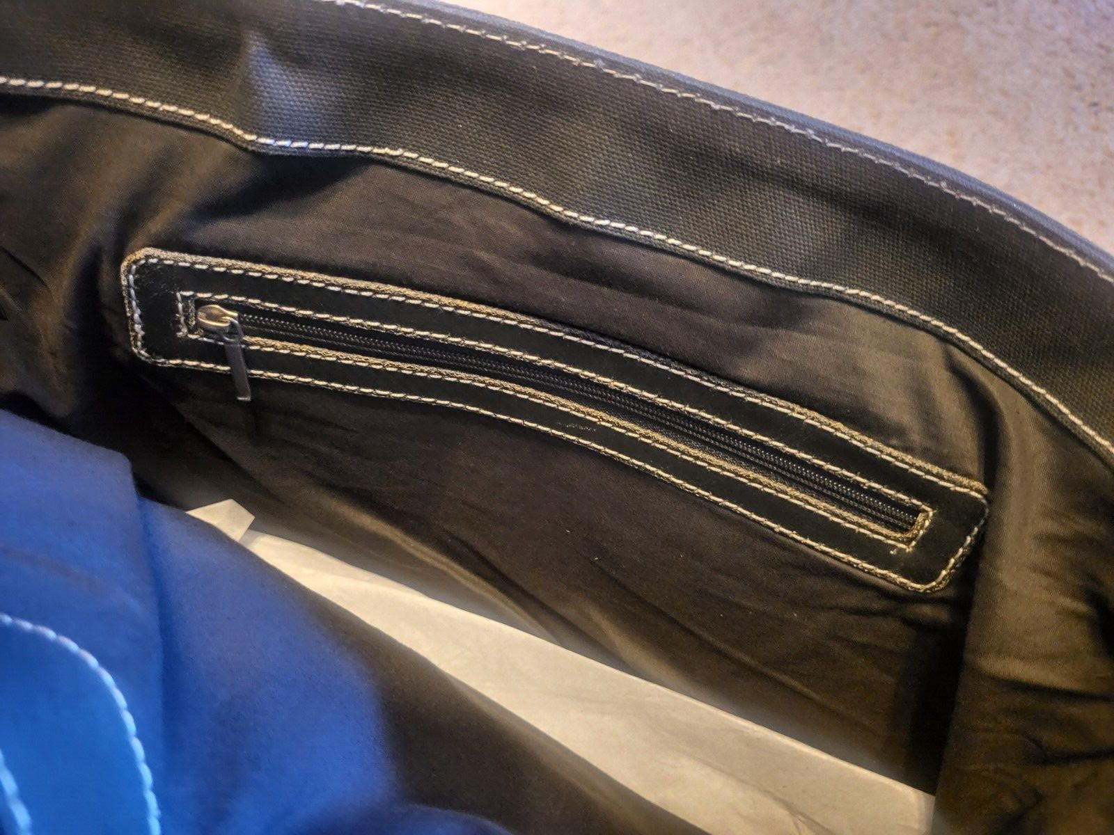 Wilsons Leather Black Laptop Briefcase Messenger Bag Large 15×13 * VINTAGE NWT