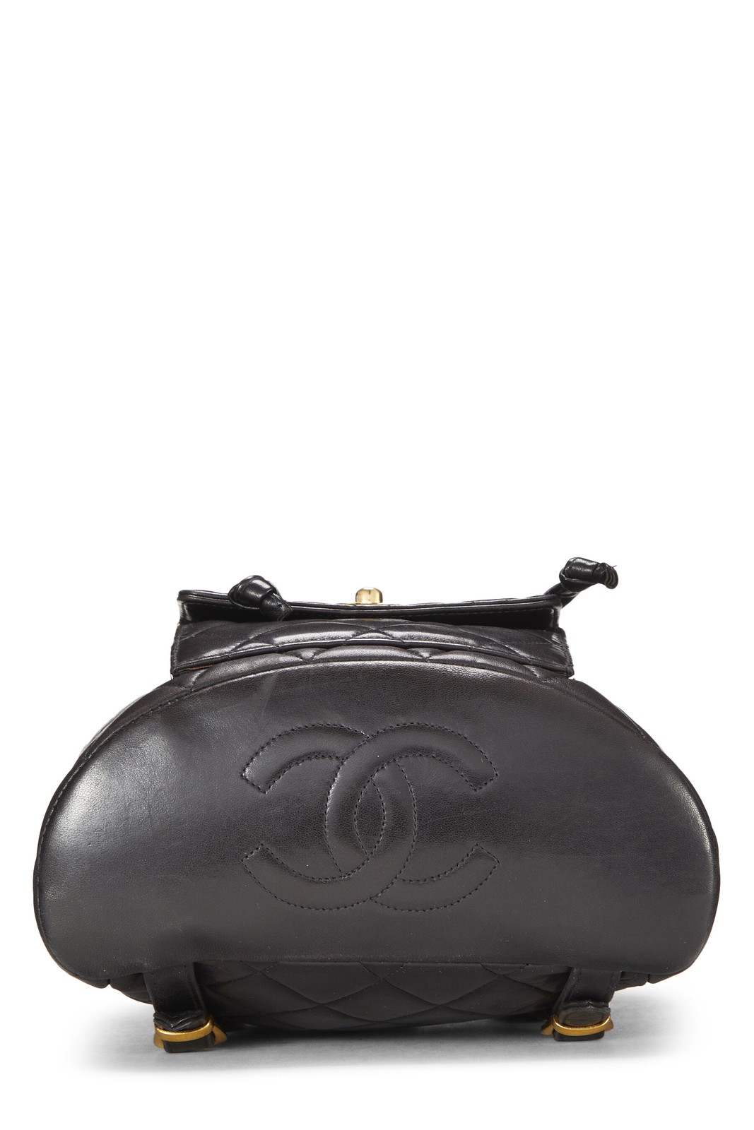 Chanel Black Quilted Lambskin Classic Backpack Medium – WGACA