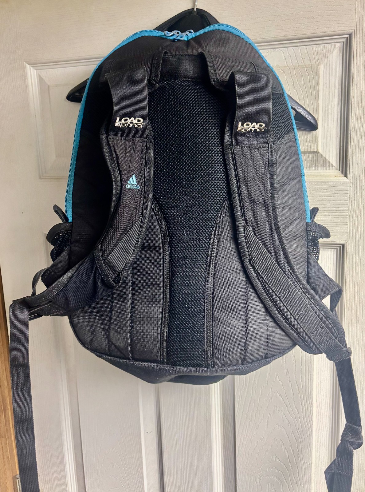 ADIDAS SPORT Back Pack to School Bag Multi Pocket Travel Day Pack Black Teal