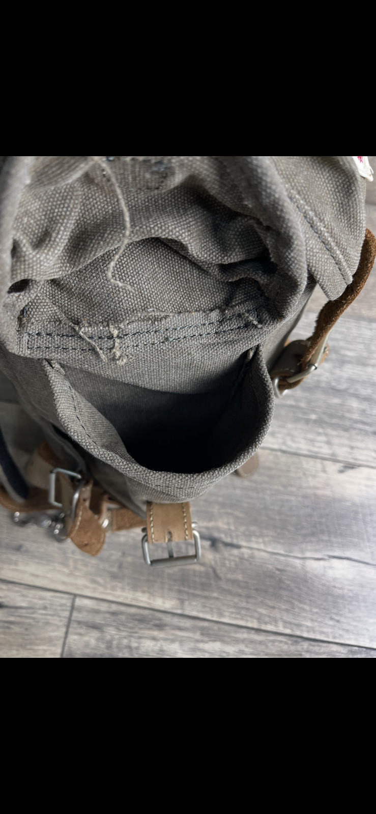 Superdry Mountain Scoutpack Bag Gray Adjustable Straps Traveling Hiking Camping
