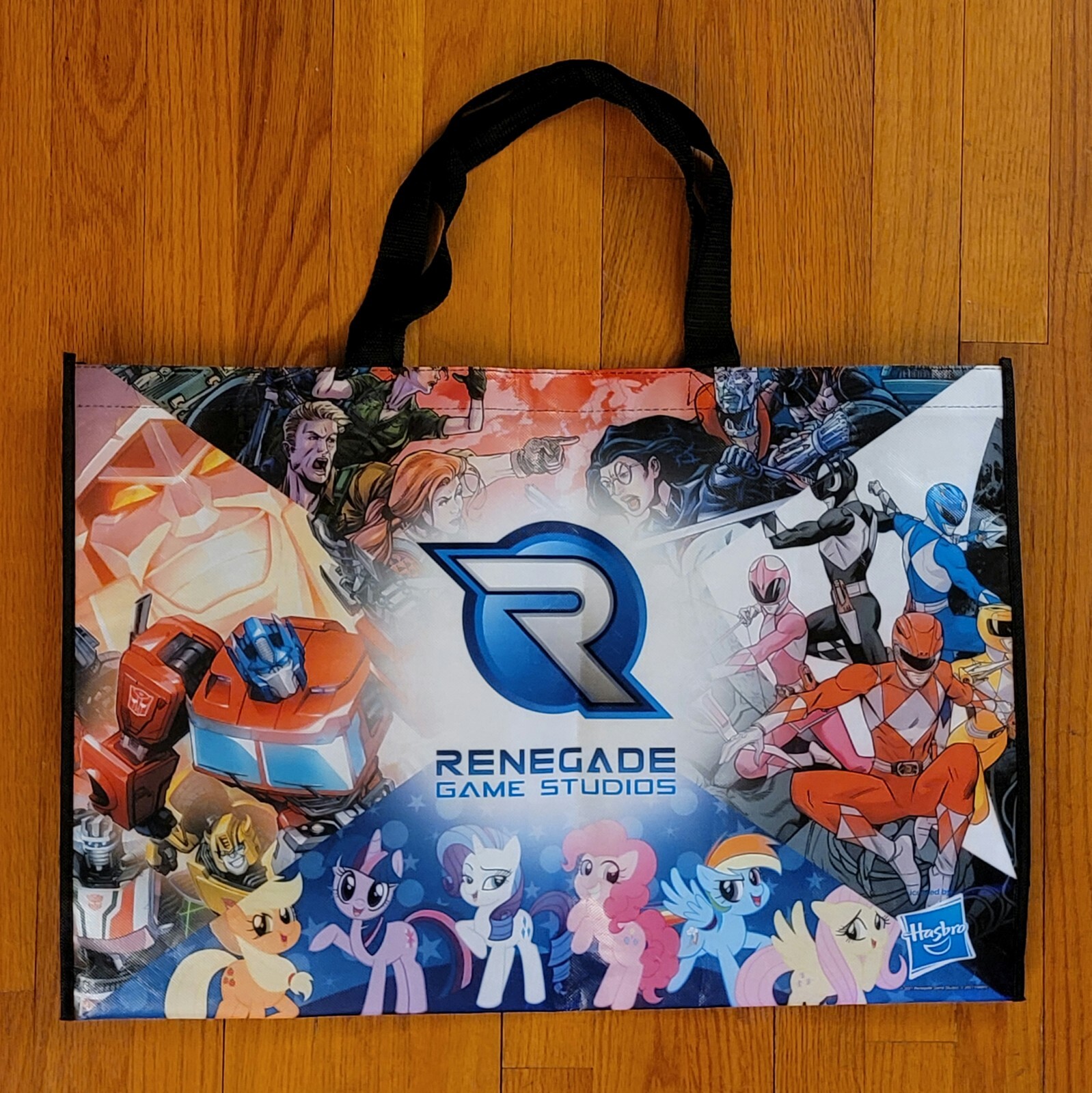 Gencon 2022 Tote Game Bag CGE Power Rangers My Little Pony Transformers Storage
