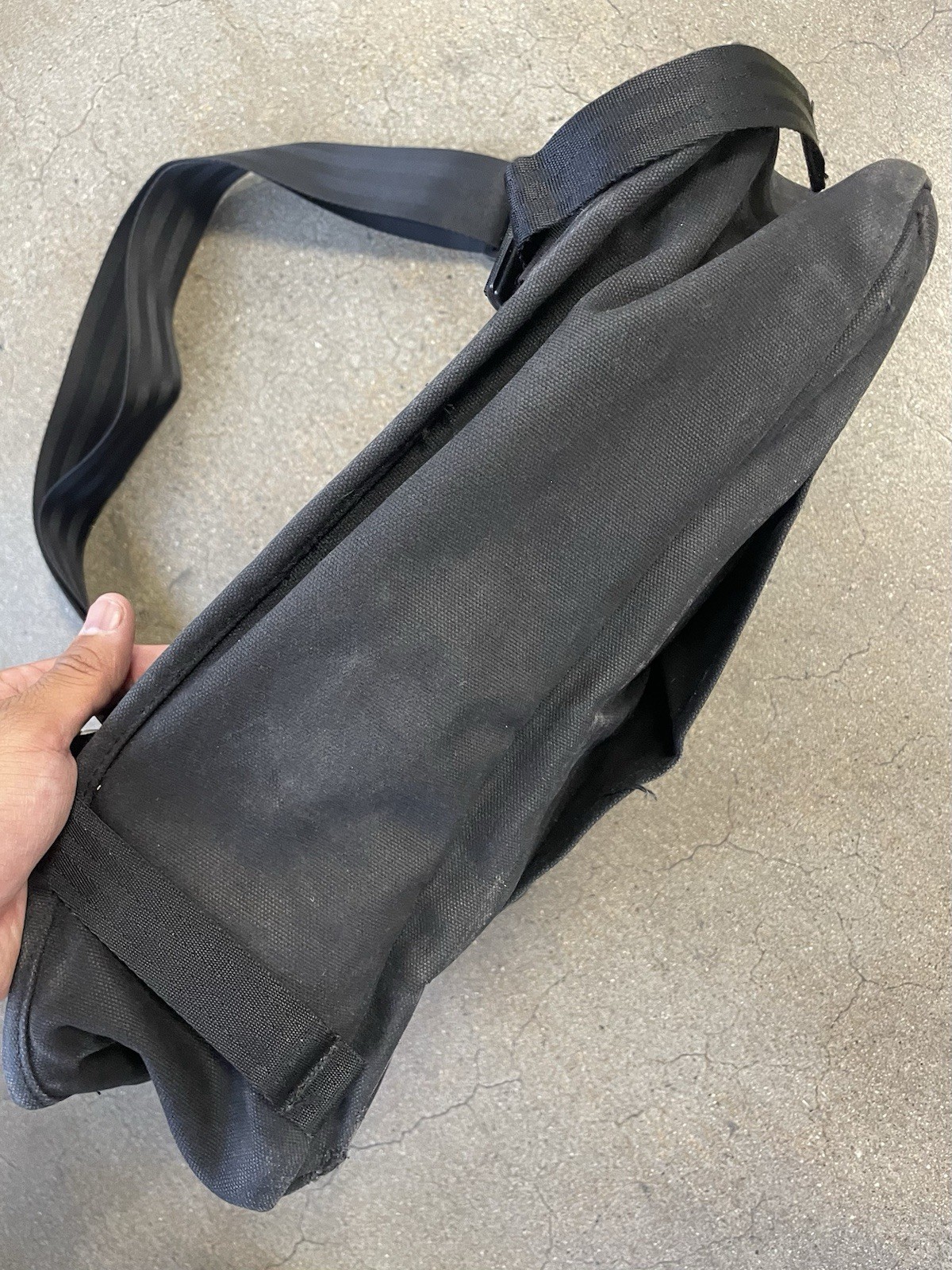 Chrome Industries Bag Messenger Made in USA Vintage 2000s Black Heavy Duty RARE!