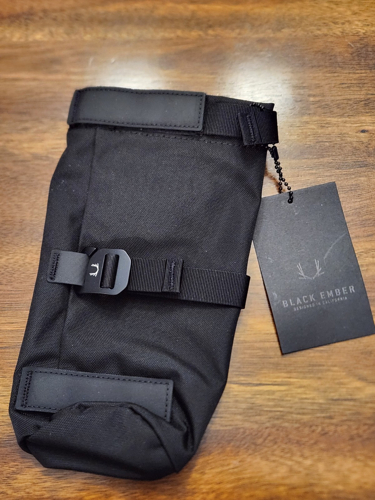 BLACK EMBER Tumbler Water Bottle Bag Tough Light Weight