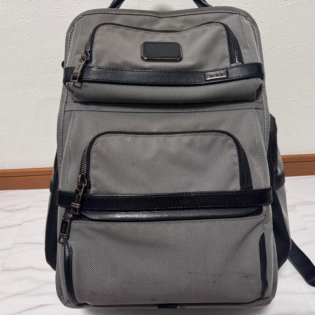 TUMI 2603580MTGY3 Alpha X Brief Pack Gray Black Ballistic Nylon Backpack Japan
