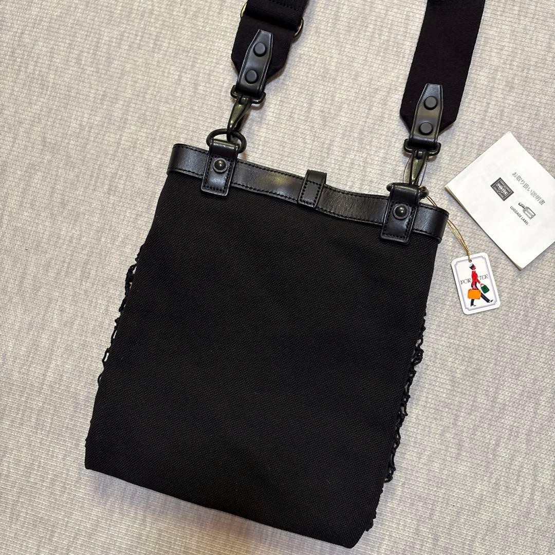 Brand new with tag PORTER Fisherman Shoulder Bag Yoshida Bag Black