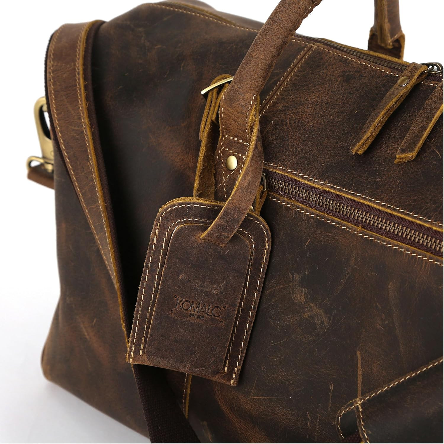 Chic Leather Duffle Bag for Travel, Gym & Weekend Getaways – Cabin Size