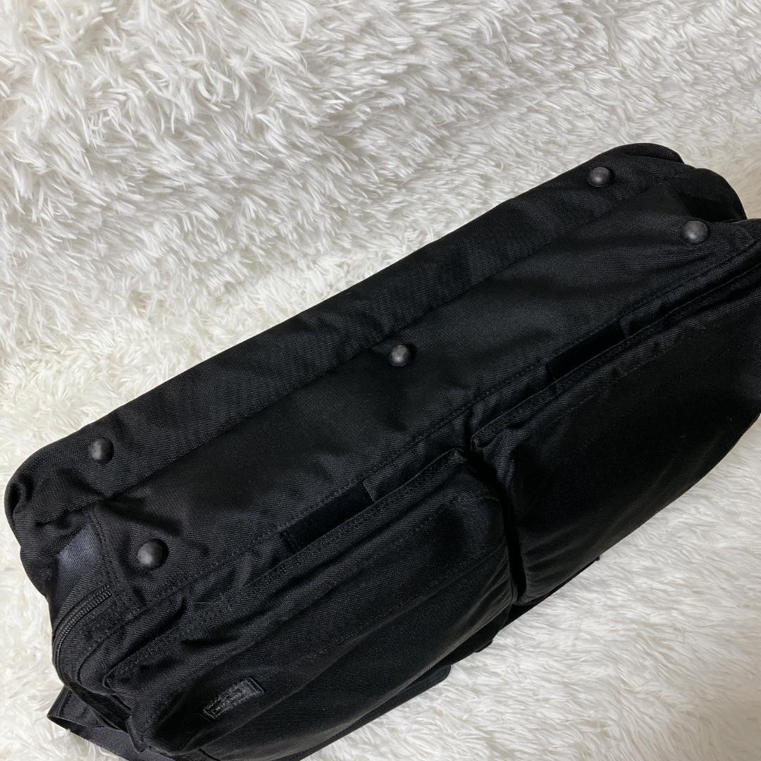Authentic Porter Yoshida Kaban Ains Business Bag 2-Way Black Large 37cm Tall