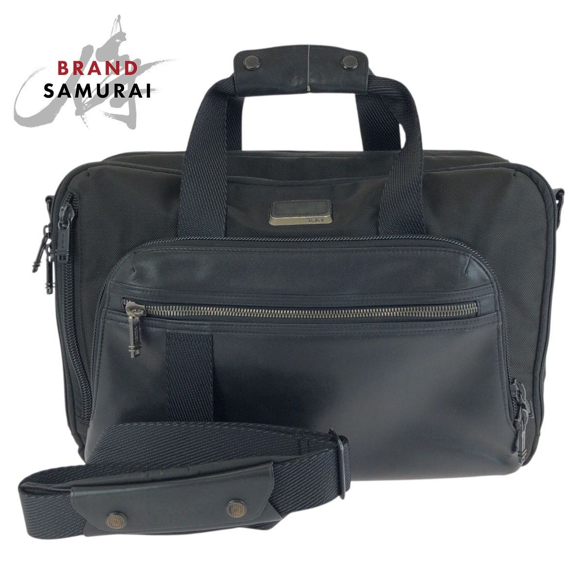 TUMI Tumi ALPHA Bravo Mountain 2way Black Nylon Leather 232398D Business Bag Sho