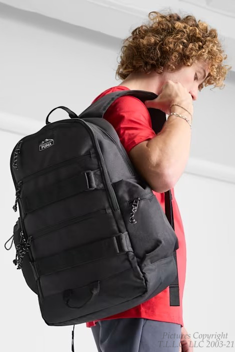 94227901 BLACK PUMA HURDLE 15″ COMPUTER SCHOOL/DAY HURDLE PUMA BACKPACK-$75V.