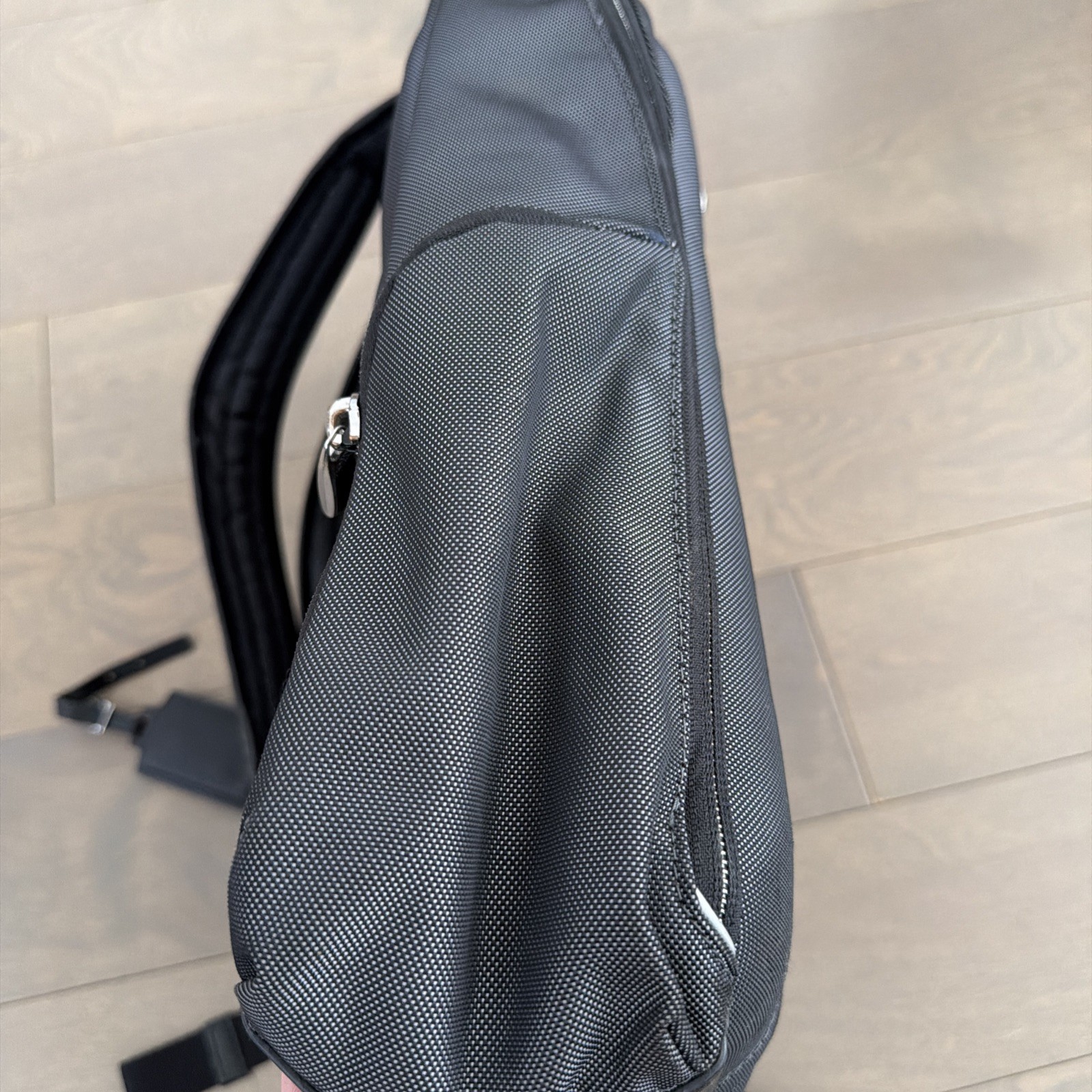 TUMI Arrive Logan Backpack 38cm Portable A4 Black Gray Used