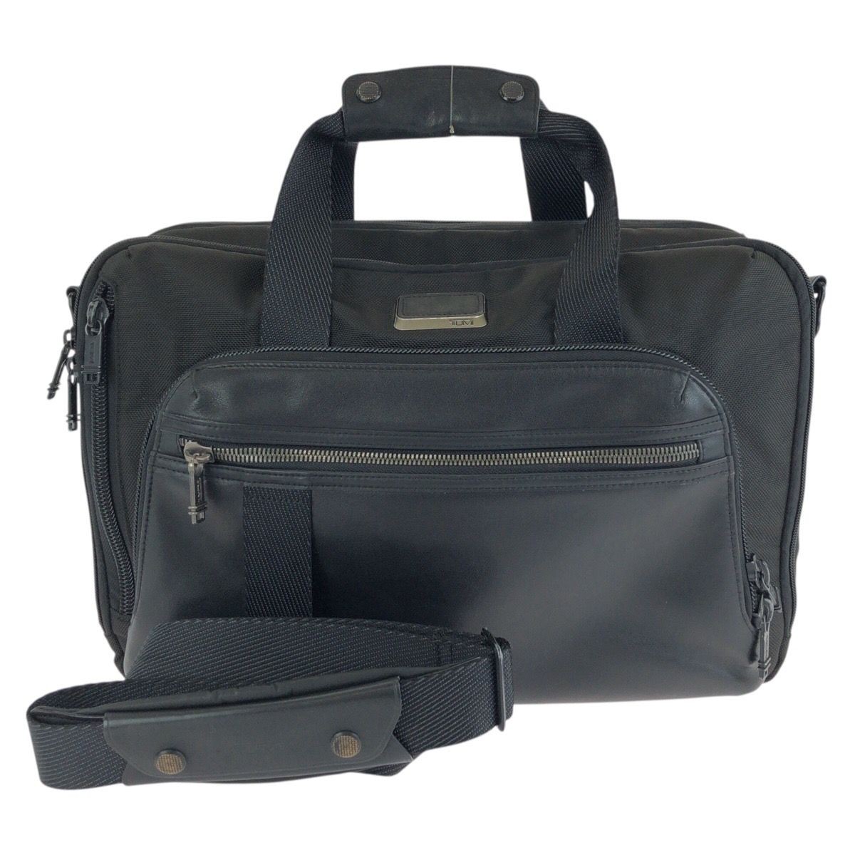 TUMI Tumi ALPHA Bravo Mountain 2way Black Nylon Leather 232398D Business Bag Sho
