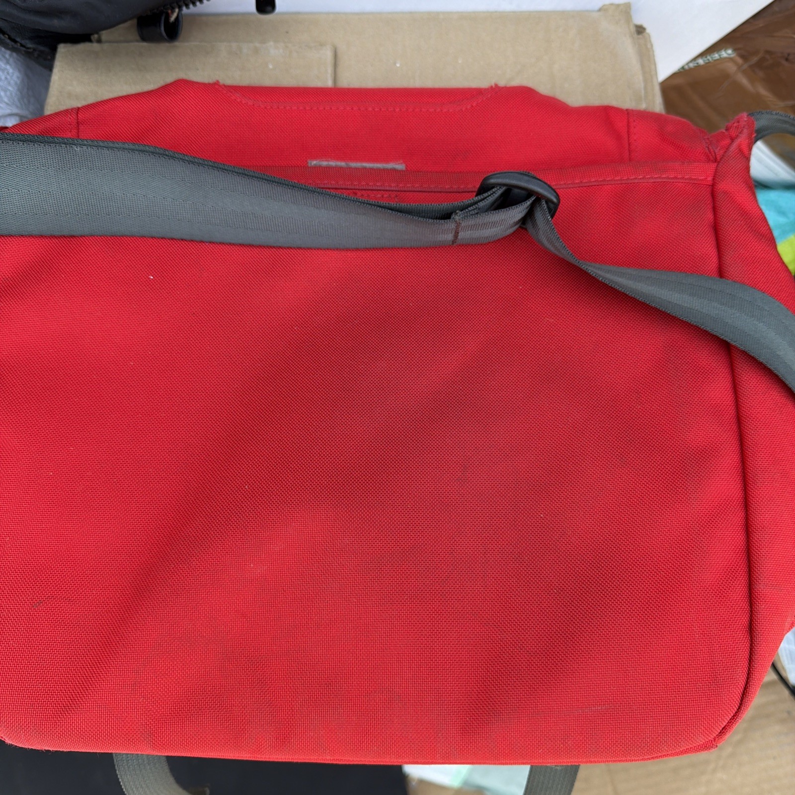 Patagonia Padded,Reflective Messenger Bag. Orange And Rust. 16W x 12H x 4D
