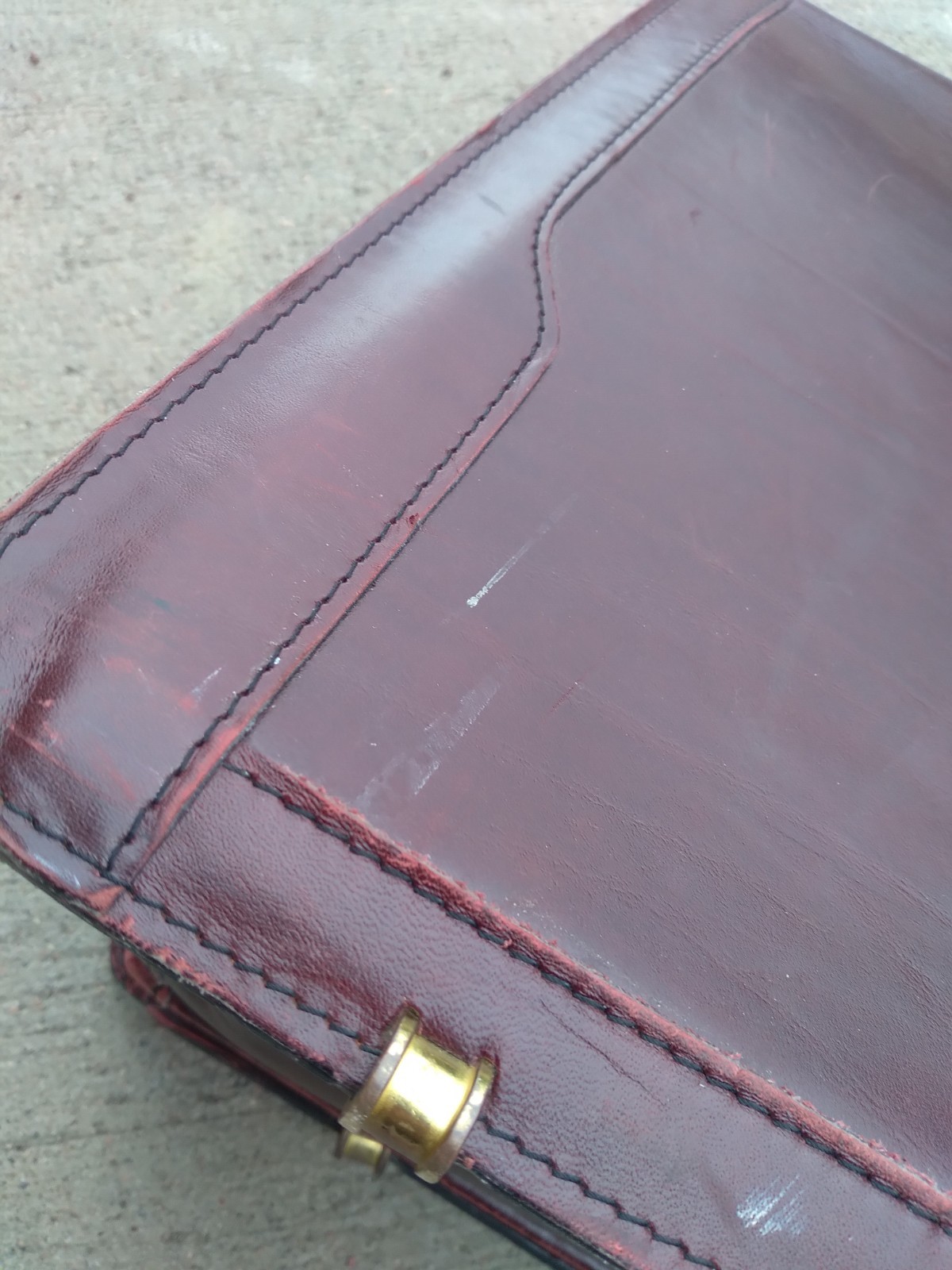 Vintage Schlesinger Work Bag Briefcase Combo Lock
