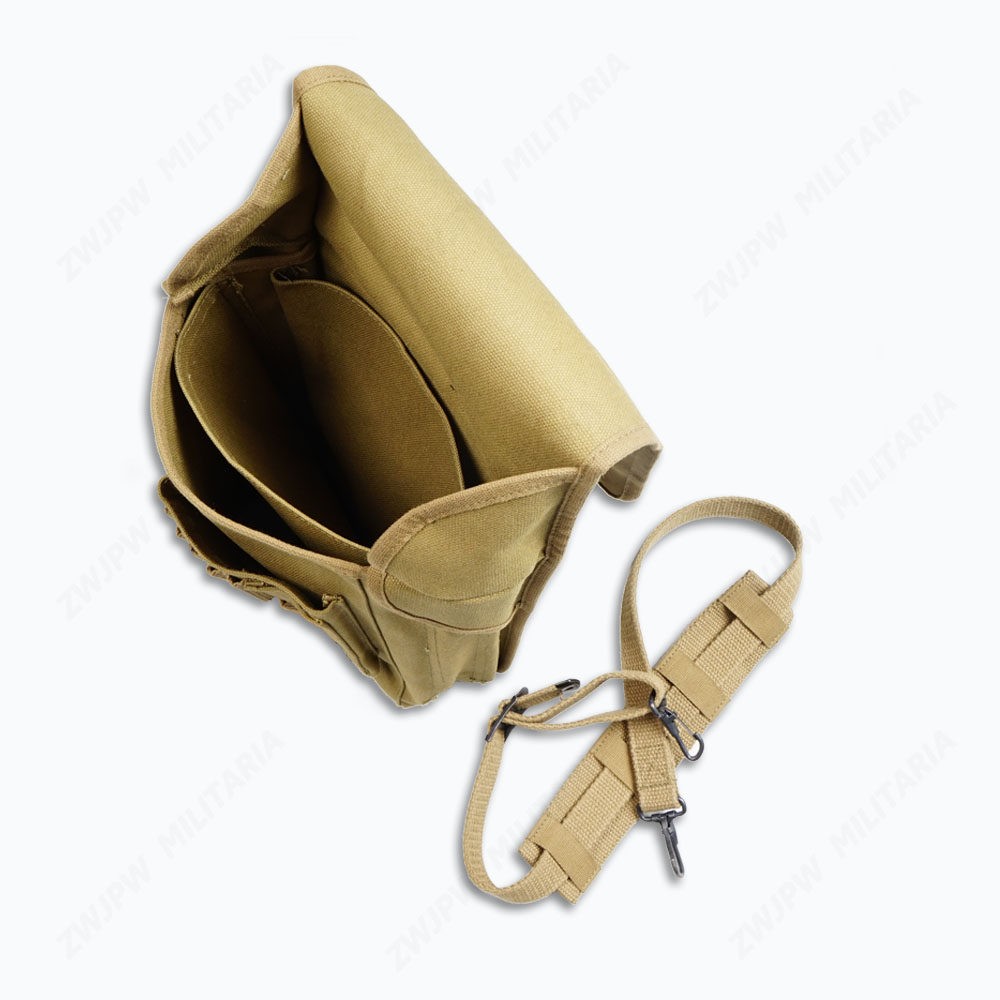 U.S. Military Army Green Map Case Canvas Pack Carry Pouch Shoulder Bag