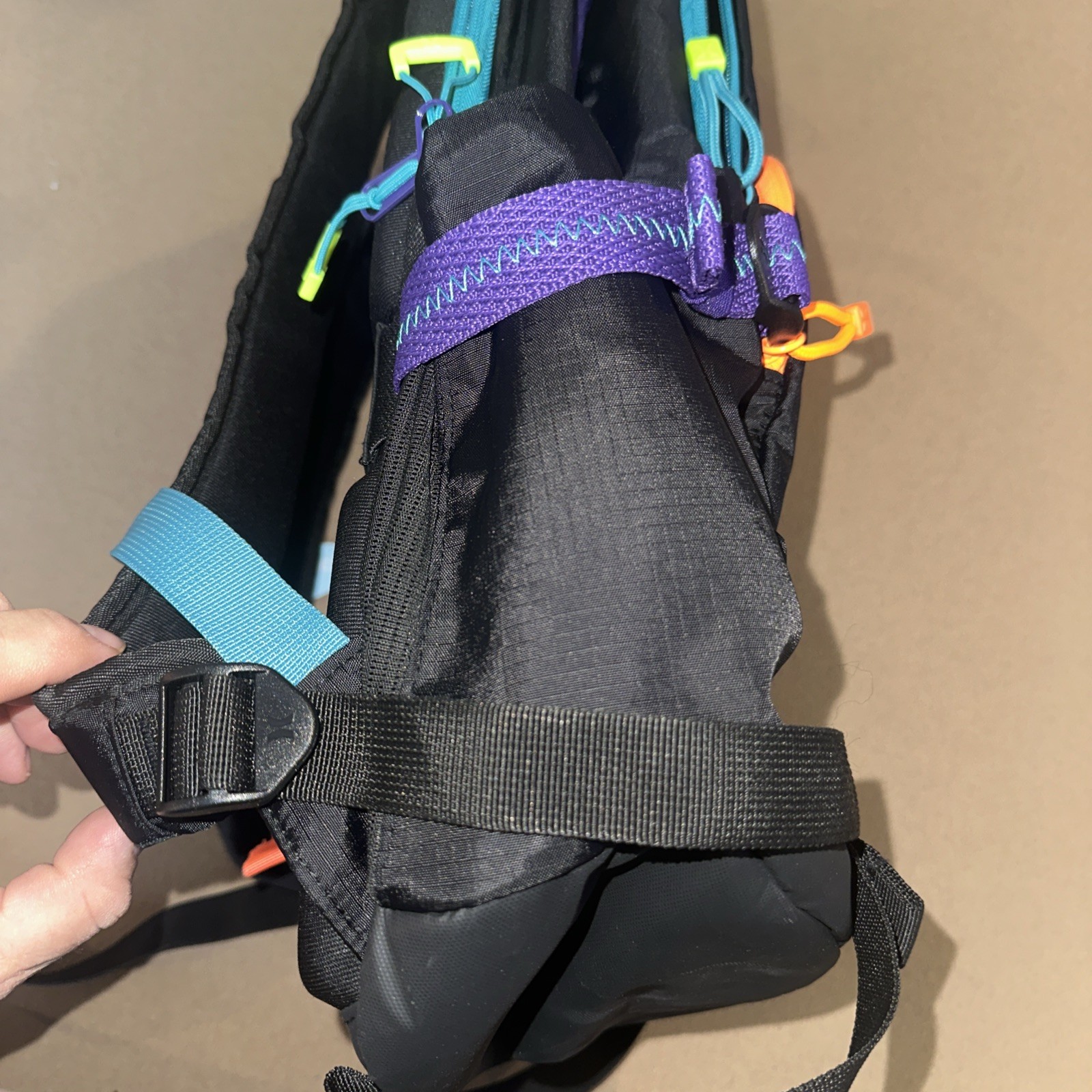 Hurley Joshua Black Multi Commuter Travel Backpack