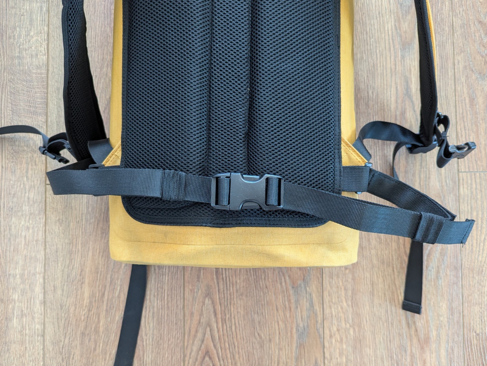 Wili Wili Tree Roll Top Backpack Light Sunset Yellow 20L 100% Recycled Pet