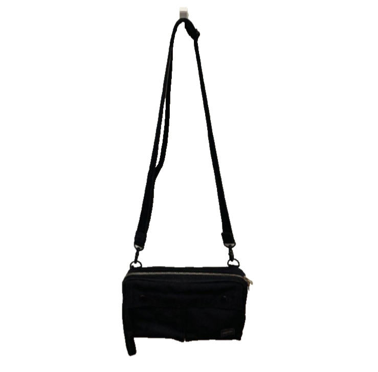 YOSHIDA PORTER SMOKY Black Shoulder Bag Made in Japan