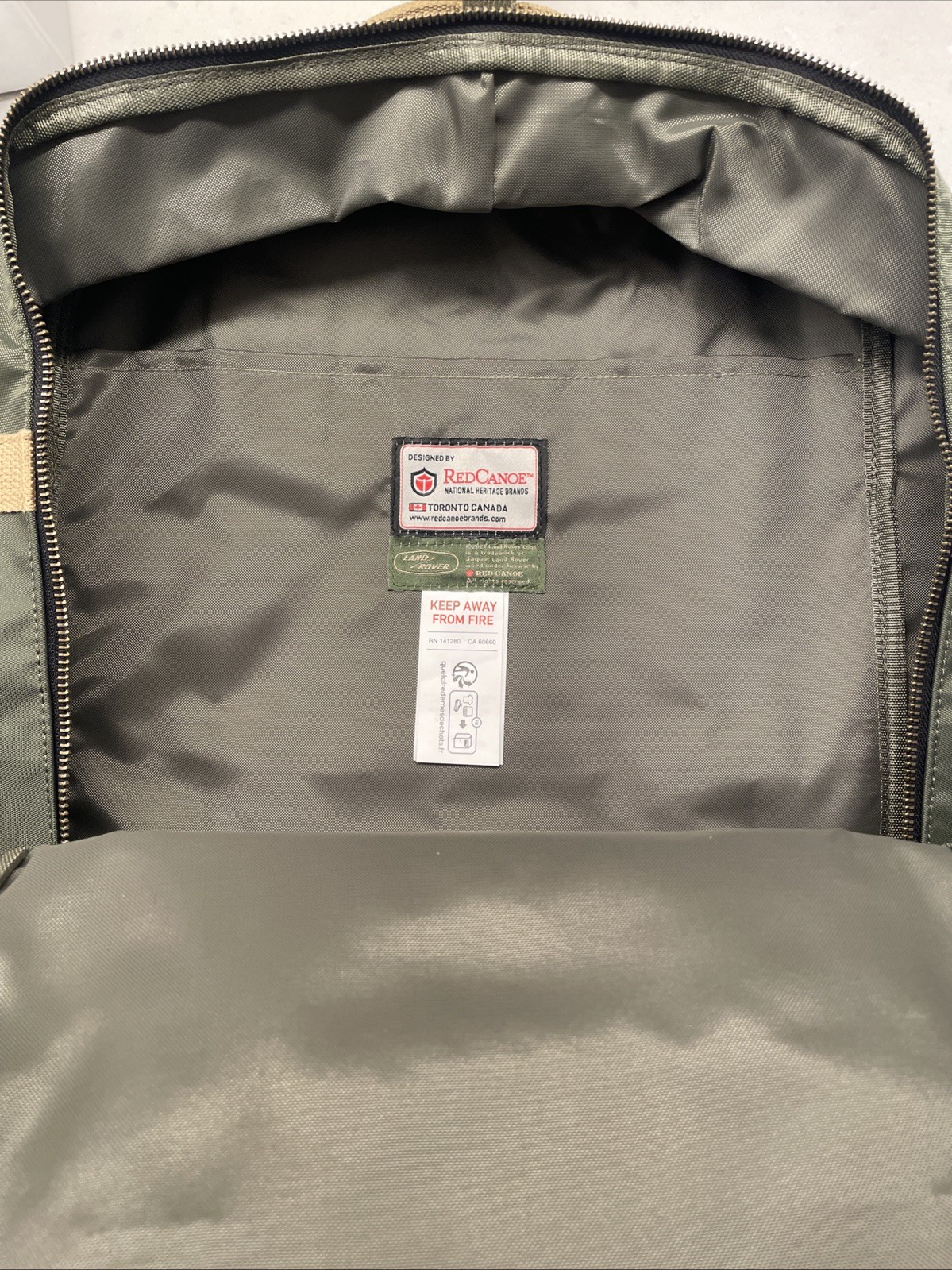 Genuine Land Rover RedCanoe Backpack LKLU087KHA. Fast shipping