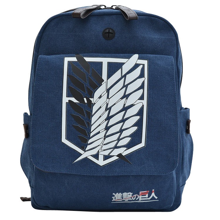 Anime Attack On Titan Backpack Schoolbag Shoulders Bag Outdoor Student Gift New