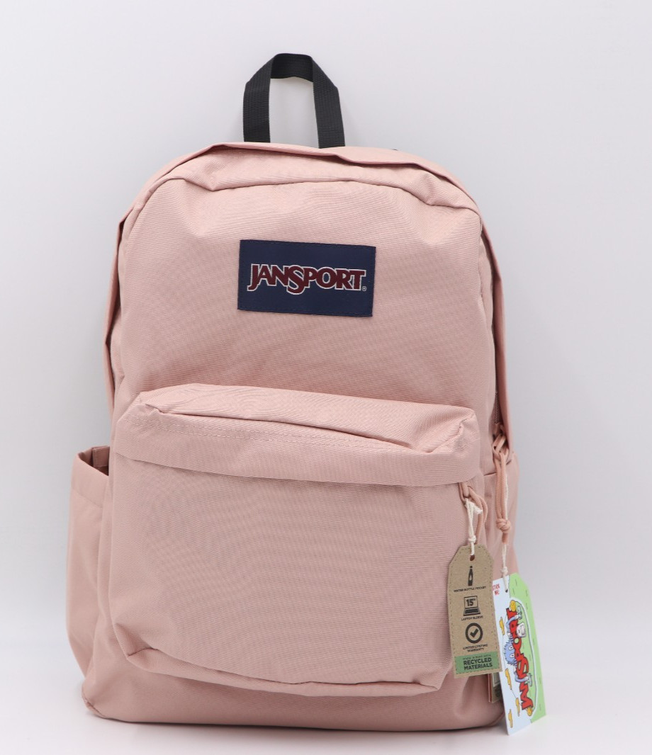 JanSport SuperBreak Plus Backpack Internal 15″ laptop Sleeve, Side Pocket