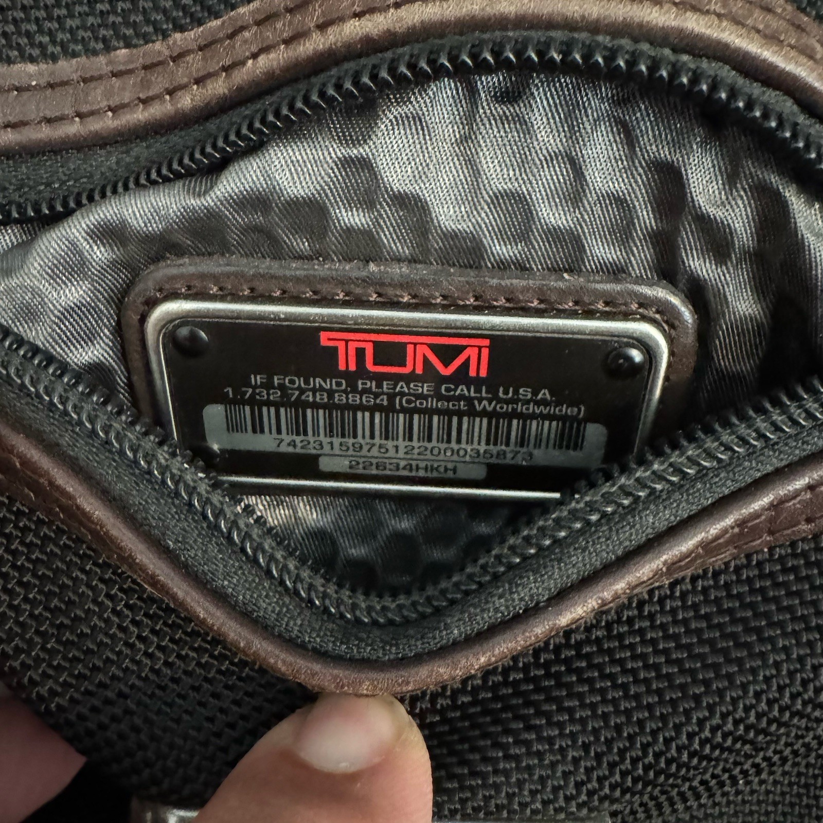 Tumi Alpha Bravo Pinkney Flap Brief Case 2-Way Hand Shoulder Messenger Bag