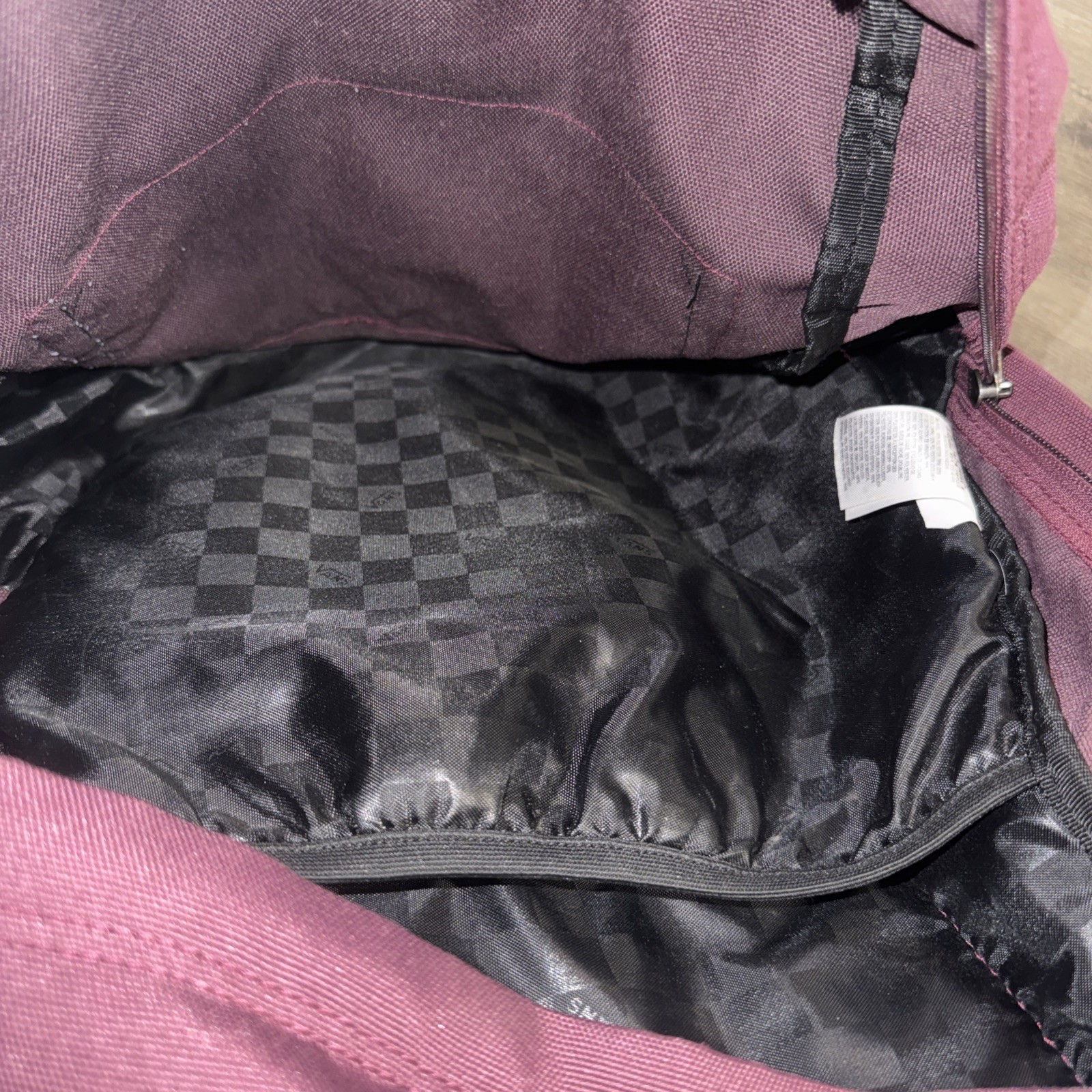 Vans Old Skool III unisex Maroon Canvas And Leather Backpack