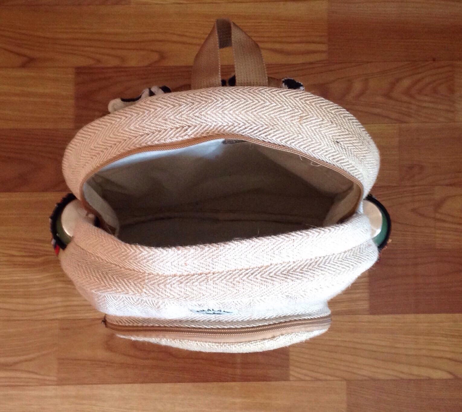 Eco Friendly Large Hemp Backpack