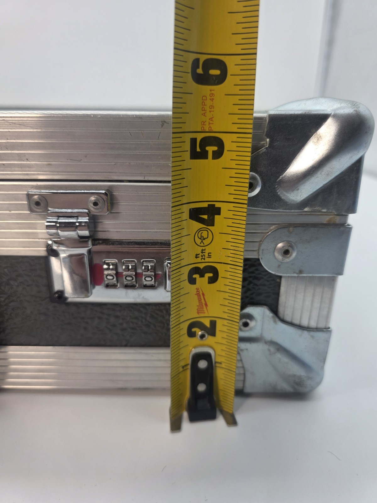 Star Case Briefcase Aluminum New/Light Wear From Storage, With File Pocket