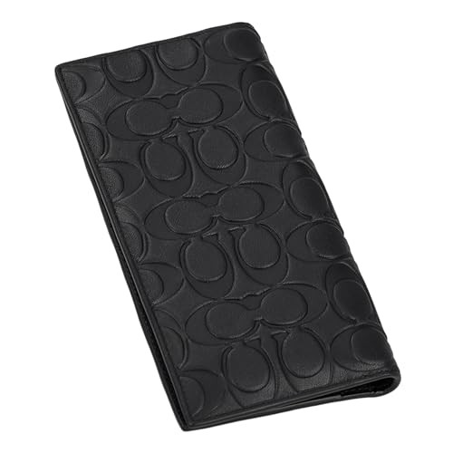 Coach Men’s Long Wallet CW356 Black/Black