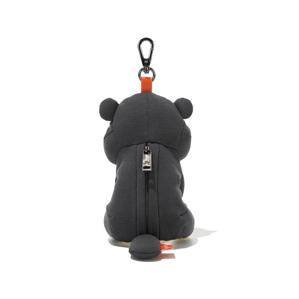 Genuine Malbon Golf [Tour Divot] Beaver Ball Case CHARCOAL