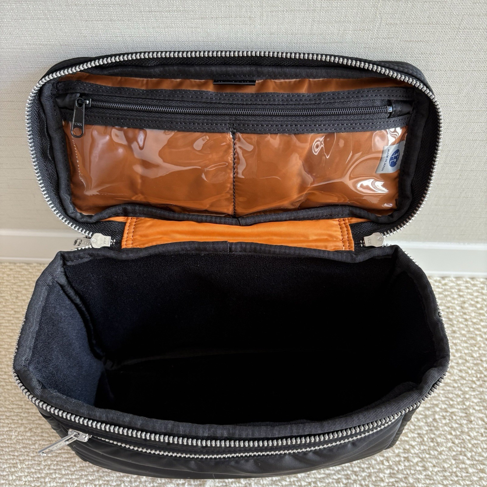 Porter Tanker Camera Bag Black Nylon Twill Padded Used Excellent Condition Japan