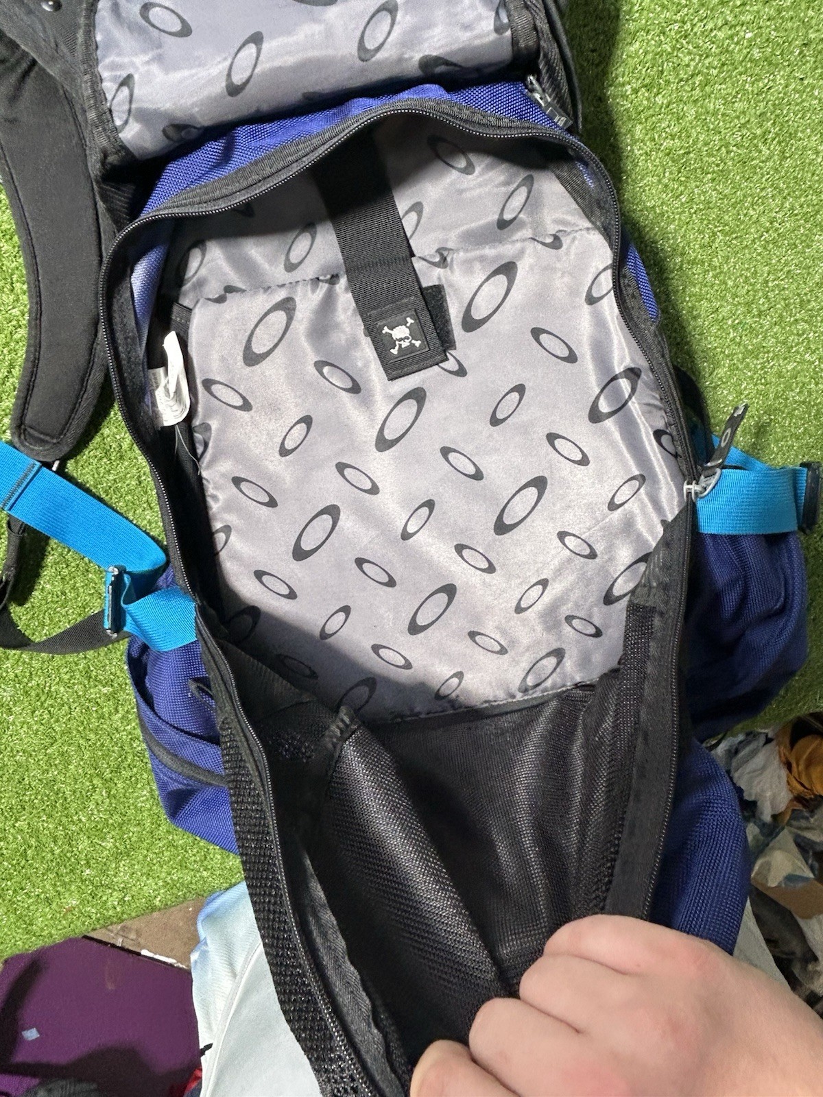 Oakley Icon 1.0 Backpack Bag Pack Blue Gorpcore Tactical Software Vintage Y2k