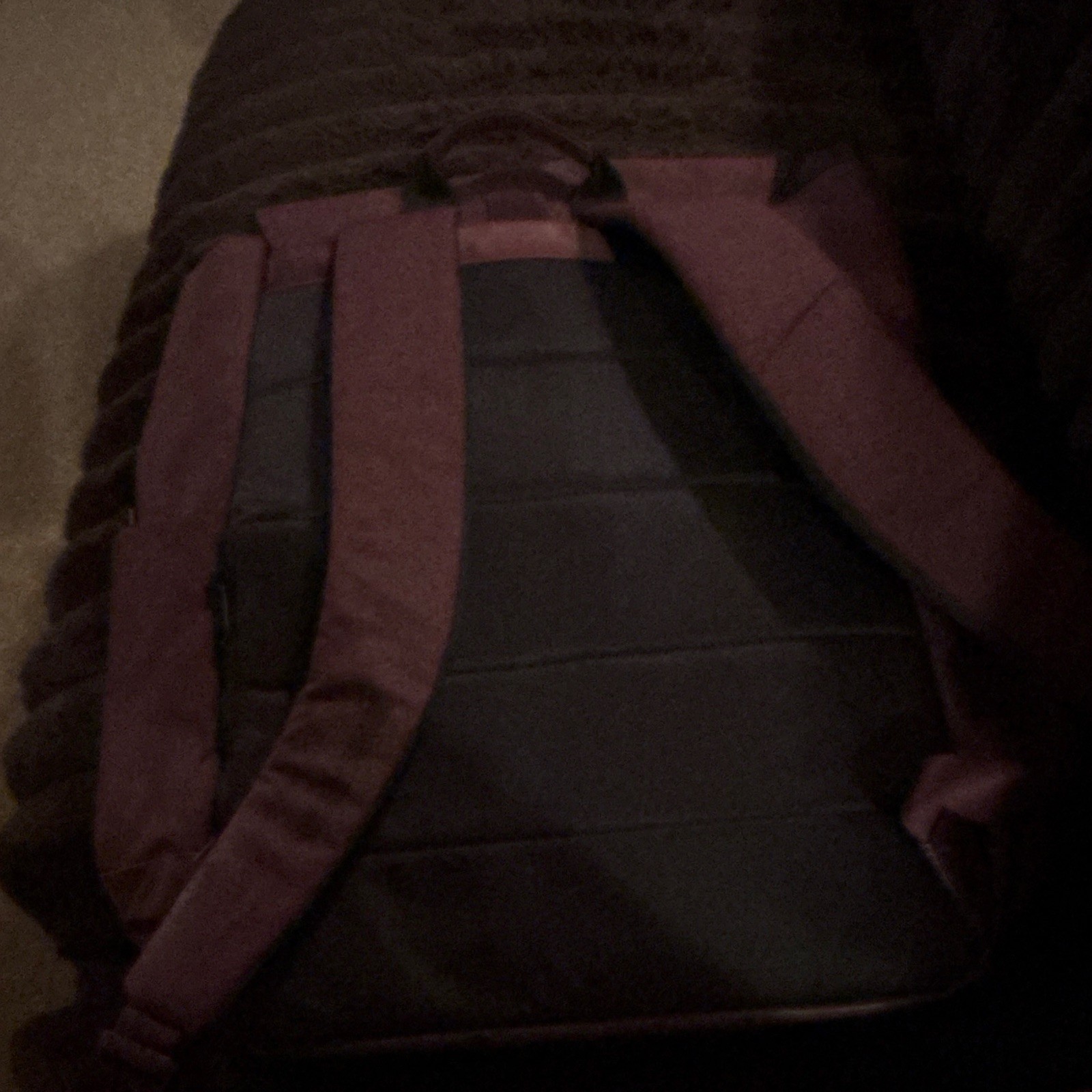Under Armour Black/Purple Medium Backpack Buckle Drawstring Padded Straps