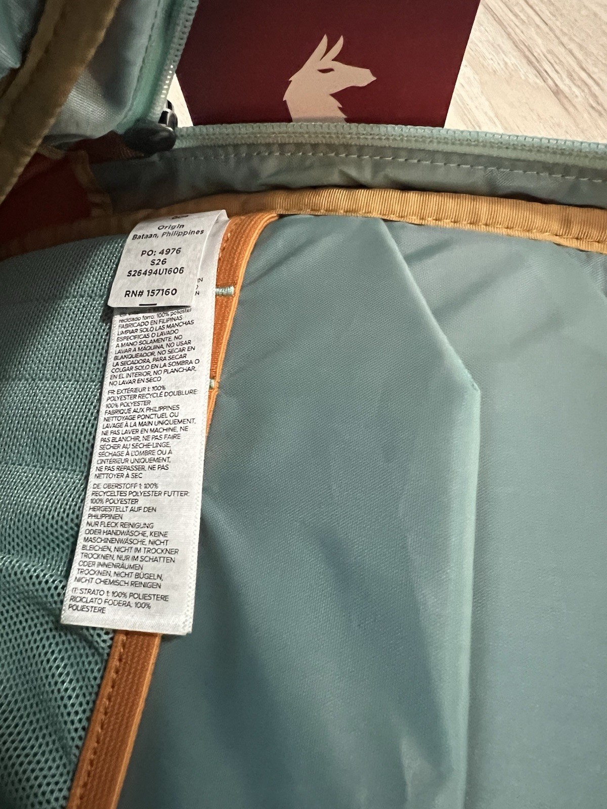 Cotopaxi Allpa 18L Daypack Whiskey Tan Travel Backpack -Laptop Sleeve.10