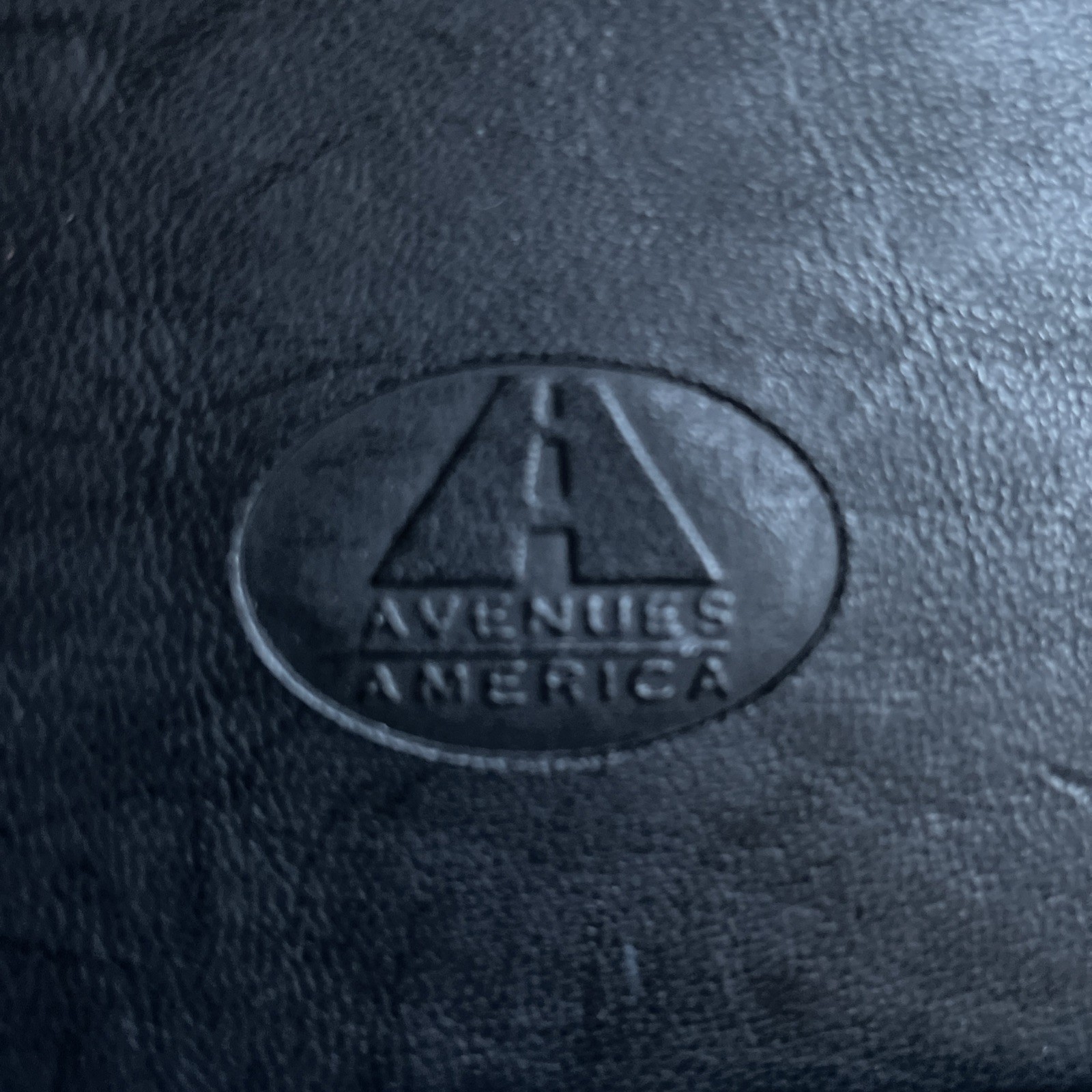 Avenues America Black Faux Leather Zippered Portfolio with Retractable Handles