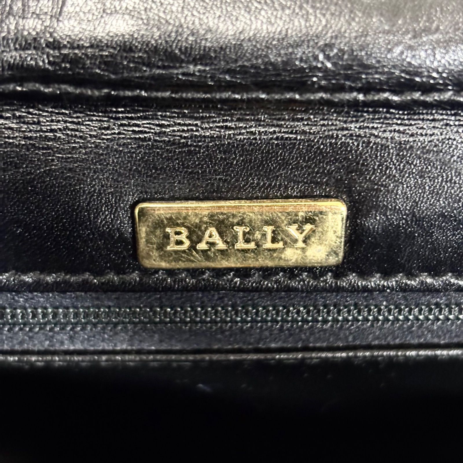 BALLY Clutch Bag Multiple Compartments High Functionality Leather 18x24x4cm