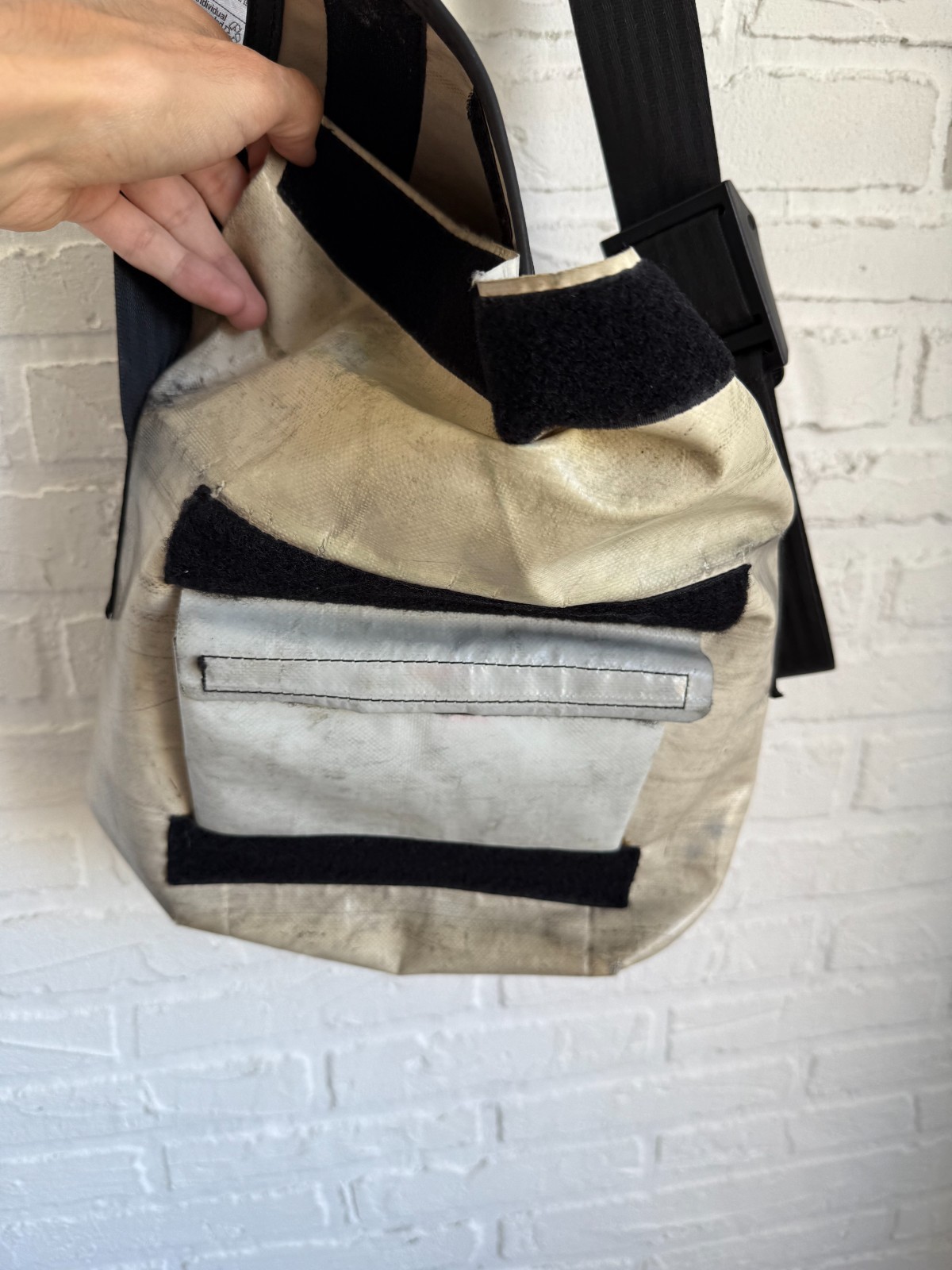 Freitag f41 beige gray messanger bag