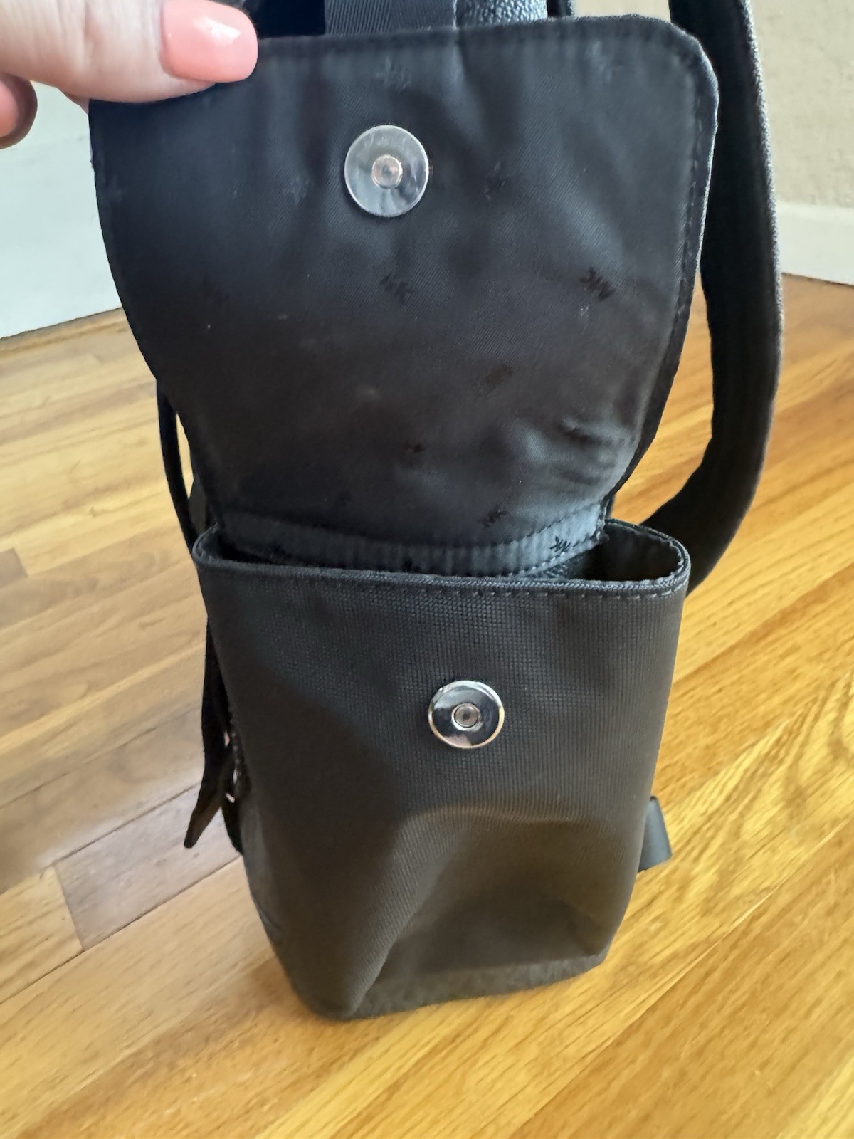 Michael Kors Black Sport Men’s Backpack Drawstring Pockets Adjustable Strap